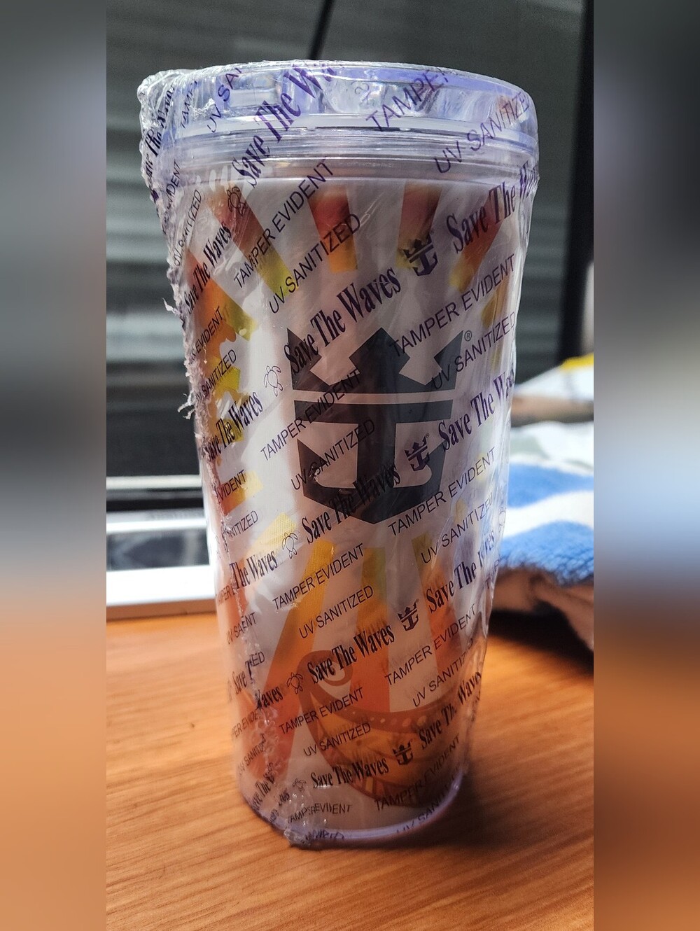 Royal Caribbean Cruise Soda Beverage Cup Tumbler Sealed Coca Cola New